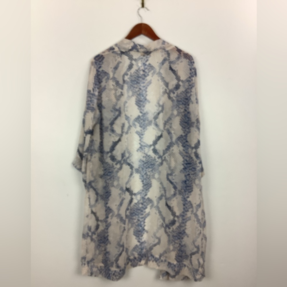 Karlie Snakeskin print cardigan one size chiffon - Picture 6 of 10